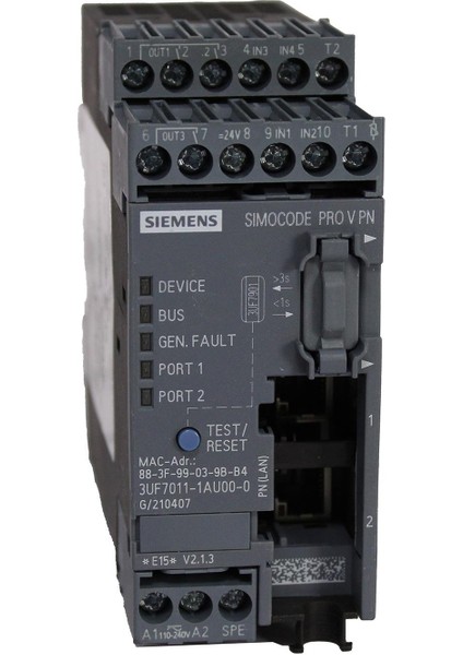 3UF7011-1AU00-0 Sımocode Pro 3uf7 Motor Management And Control Dev