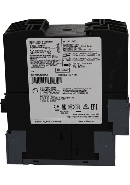 3UF7011-1AU00-0 Sımocode Pro 3uf7 Motor Management And Control Dev fiyatları