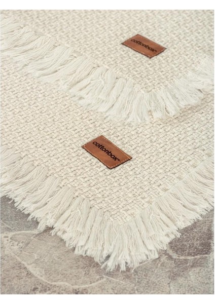 Bath Rug Set Krem 75X125 60X90