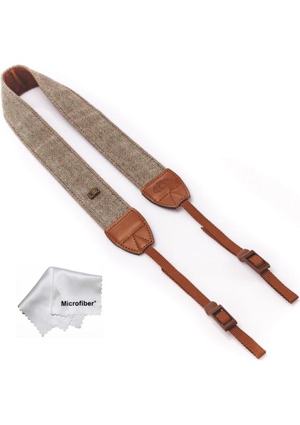 Retro Vintage Kahveregi Omuz Boyun Askısı Neck Strap Canon Nikon Sony Fujifilm Olympus