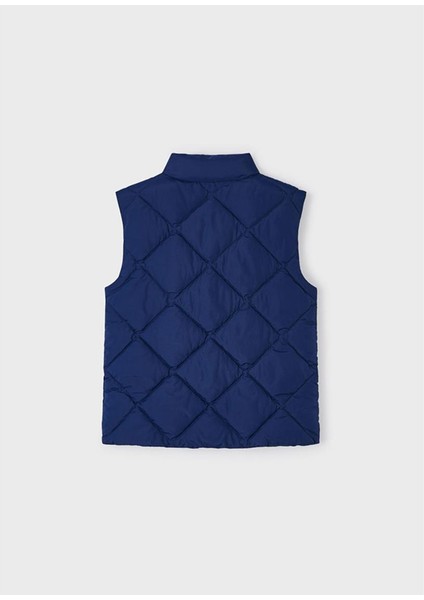 Kışlık Erkek Anorak Yelek Koyu Mavi