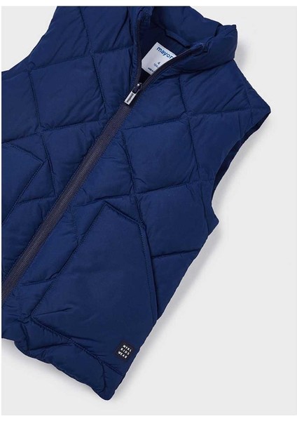 Kışlık Erkek Anorak Yelek Koyu Mavi