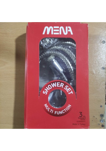 Mena Askılı Duş Seti (Spiral,elduşu,tutacak) 3 Yıl Garanti