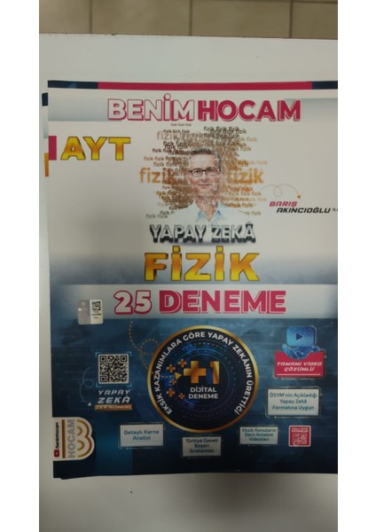 AYT Fizik - Kimya - Biyoloji - Fen Bilimleri Yapay Zeka Deneme