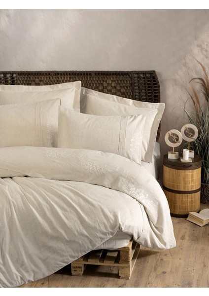 Cotton Keten Çift Kişilik Nevresim Takımı Forbes