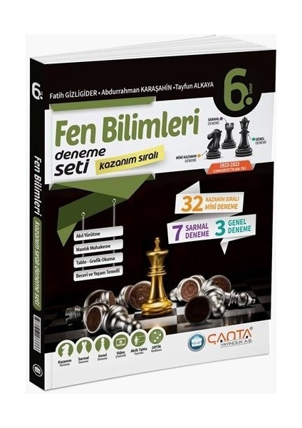 Çanta Yayınları 6. Sınıf Fen Bilimleri Kazanım Sıralı Deneme Seti