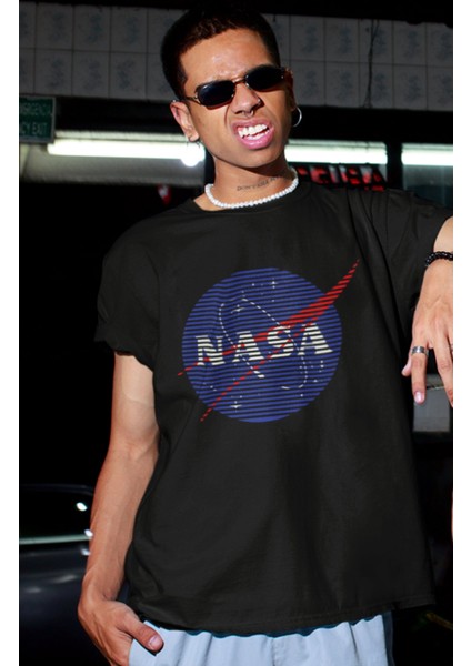 Unisex Nasa Baskılı T-Shirt fiyatları