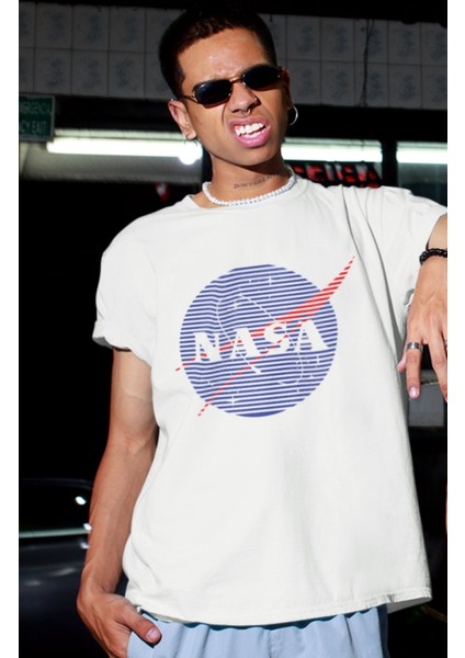 Unisex Nasa Baskılı T-Shirt fiyatları