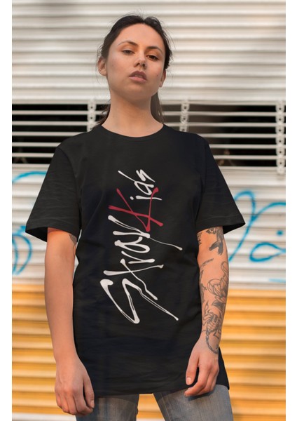 Stray Kids Baskılı Erkek-Kadın T-Shirt