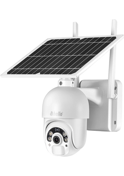 Hello WS-Q702E 2 Mp Tuya Program Destekli Solar Güneş Enerjili Wifi Ip Kamera Dış Mekan Cep Telefonundan Izlenir