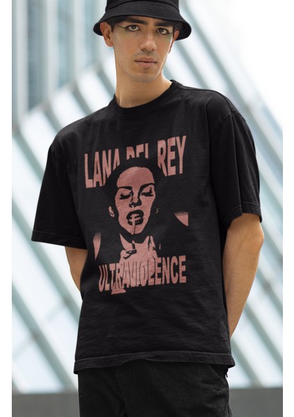 Lana Del Rey Ultraviolence Baskılı Erkek-Kadın T-Shirt modelleri