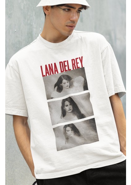 Lana Del Rey Fotograf Baskılı Erkek-Kadın T-Shirt