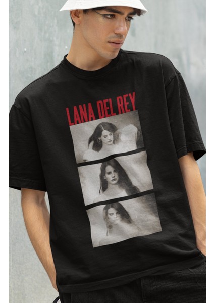 Lana Del Rey Fotograf Baskılı Erkek-Kadın T-Shirt