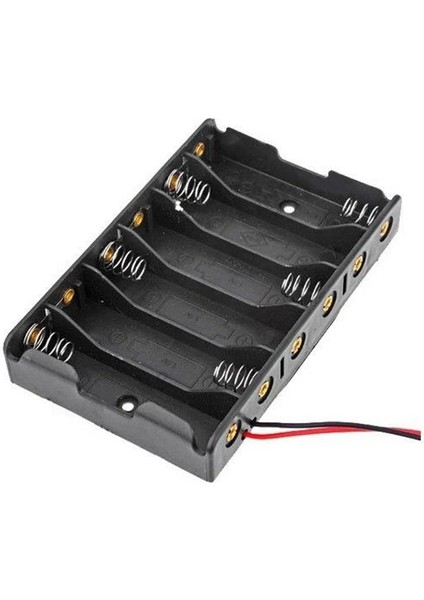 Powermaster Yan Yana 6 Lı Aa Pil Yuvası Ardunio Deney Için Pil Yuvası IC-234B