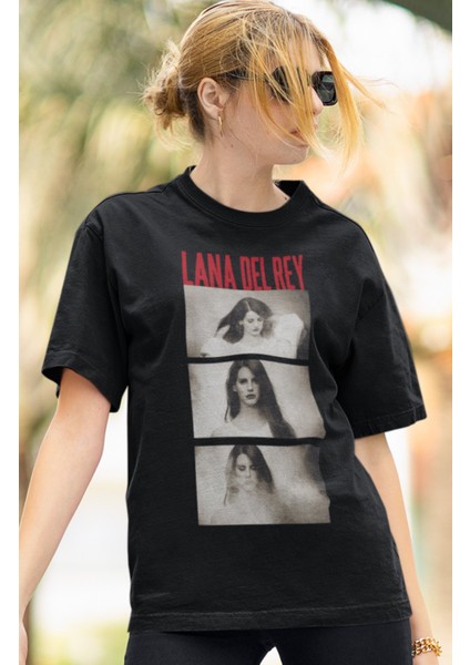 Unisex Yazılı Lana Del Rey Baskılı T-Shirt