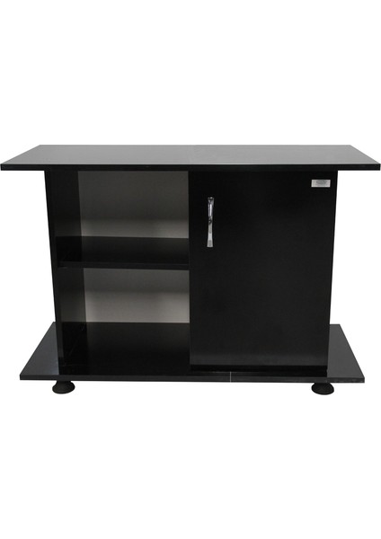 Mdf Düz Akvaryum Siyah Sehpa 100 x 40 x 67 cm