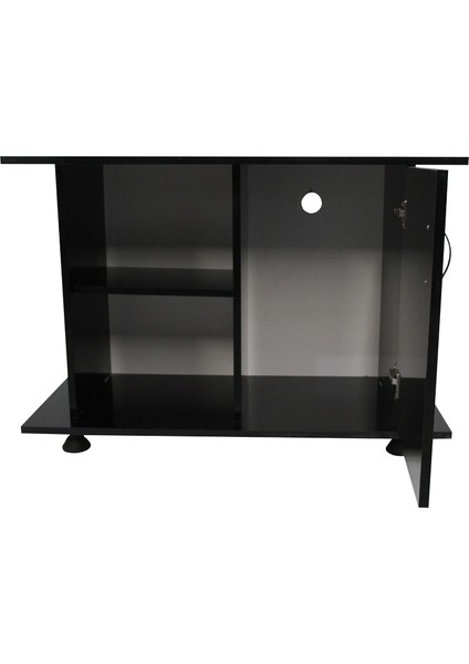 Mdf Düz Akvaryum Siyah Sehpa 100 x 40 x 67 cm fiyatları