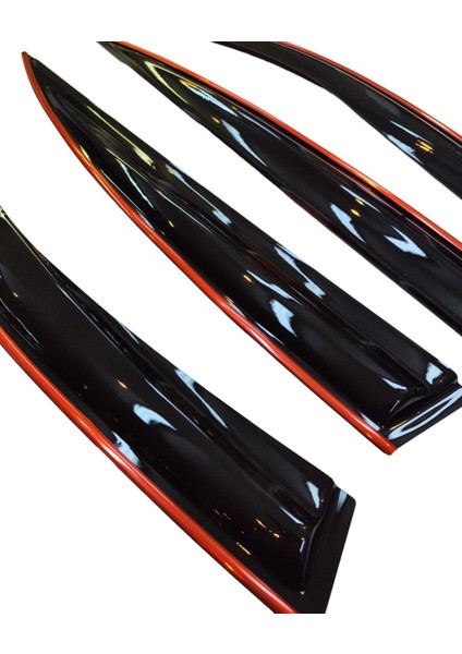 Mazda 323 Kırmızı Kromlu Cam Rüzgarlığı 1990-1997 Arası fiyatları