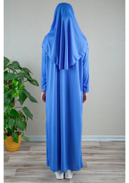 Başörtülü Pratik Tek Parça Namaz Elbisesi