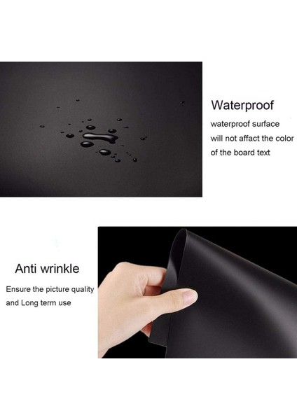 Çift Taraflı 60X130CM Mat ve Parlak Siyah Pvc Zemin ve Fotograf Çekim Fonu Ürün Yemek Stüdyo Vb. indirimleri