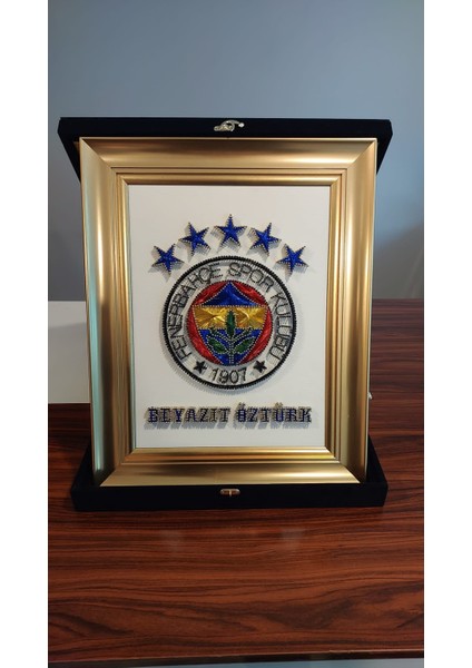 Gold Fenerbahçe Arma Filografi Tablo