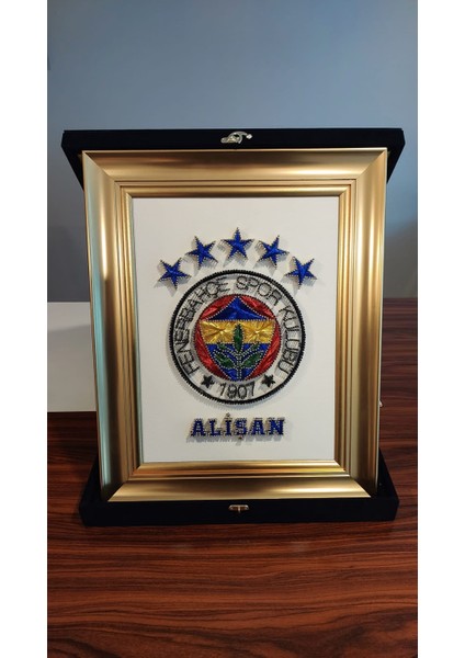 Gold Fenerbahçe Arma Filografi Tablo