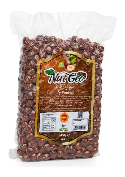 Nut Geo Çiğ İç Fındık 1 kg