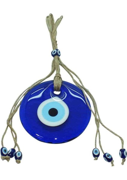 Keten Ipli Çok Taşlı Büyük Nazarlık 105 mm