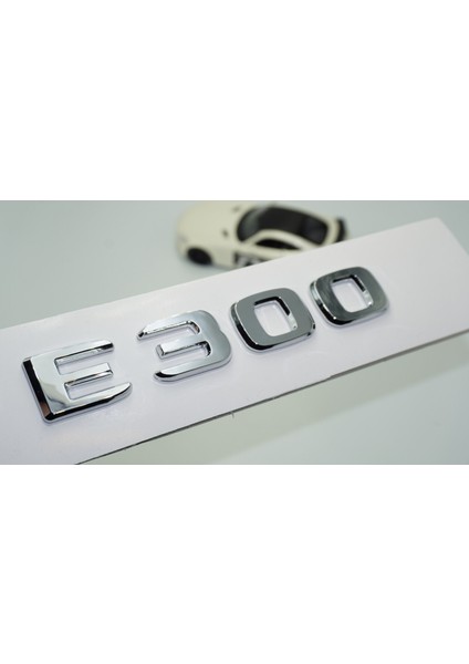 E300 Bagaj Krom Abs 3m 3D Yazı Logo Benz Ile Uyumlu