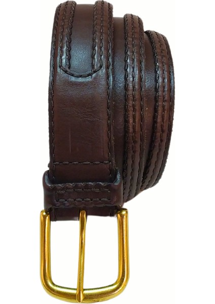 Erkek %100 Deri El Yapımı Kemer (Suf) W30031