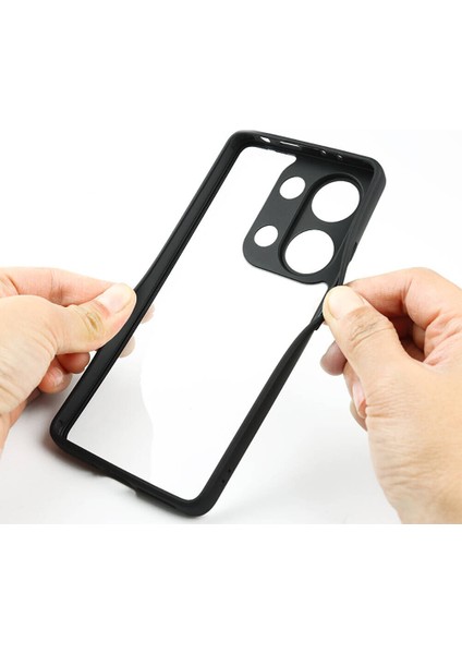 Xiaomi Redmi Note 13 Pro 4g Kılıf Silikon Kenarlı Kamera Korumalı Arkası Şeffaf Roll Kapak fırsatları