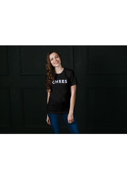 Chess Satranç T-Shirt Siyah Unisex