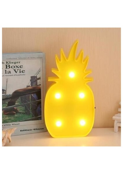 Buffer® Ananas Şeklinde Ledli Dekoratif Eğlenceli Çocuk Gece Lambası fiyatları