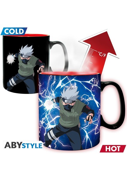 Naruto Shıppuden Gift Set Mug Heat Change + Coaster Akatsuki