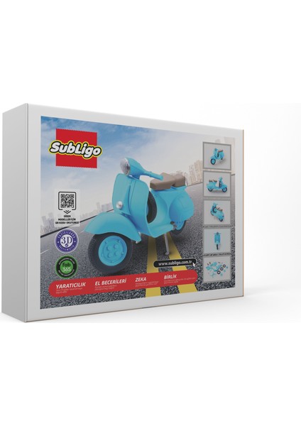 Vespa Motor Model Oyuncak Turkuaz fırsatları