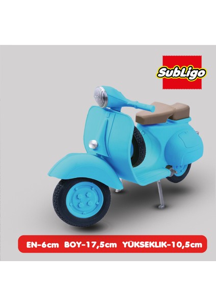 Vespa Motor Model Oyuncak Turkuaz modelleri