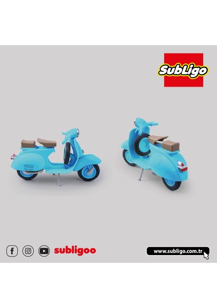 Vespa Motor Model Oyuncak Turkuaz indirimleri