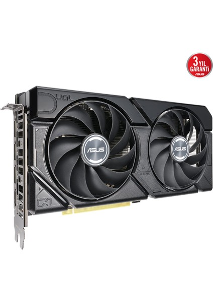 ASUS DUAL-RTX4070S-O12G-EVO NVIDIA GEFORCE RTX 4070 SUPER 12GB GDDR6X 192bit 2550MHz OC HDMI 3xDP DLSS3 EKRAN KARTI