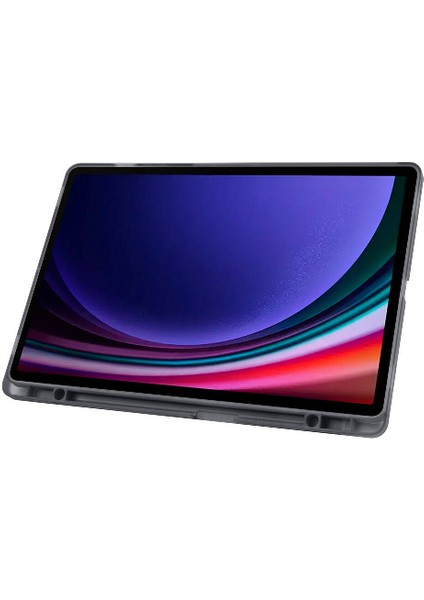 Samsung Galaxy S9 Plus SM-X810 12.4'' Inç Kılıf Trifolding Kalem Bölmeli Tablet Kılıfı fırsatları