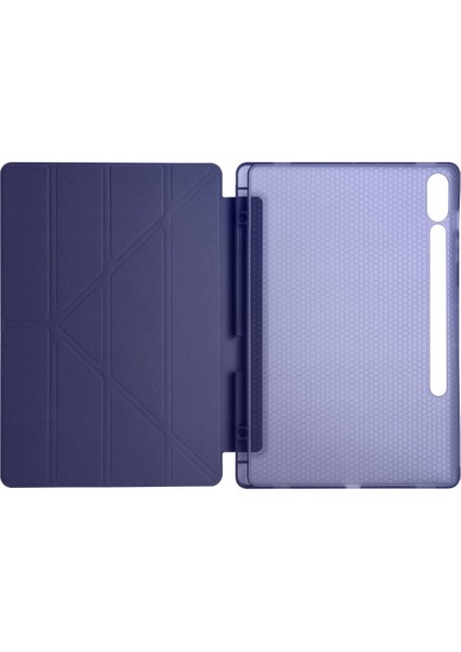 Samsung Galaxy Tab S7 Fe T733/T737 Uyumlu 12.4 Inç Kılıf Trifolding Kalembölmeli Tablet Kılıfı modelleri