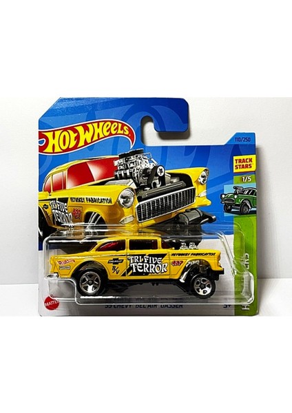 Tekli Arabalar 55 Chevy Bel Air Gasser HKH61-M521 Sarı