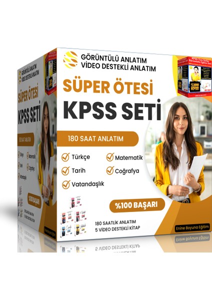 Yayınları KPSS Süper Ötesi Video Destekli Anlatım Hazırlık Seti