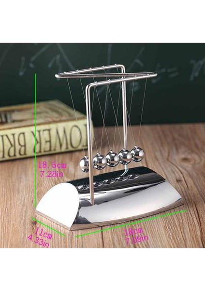 Lüks Newton Balance Denge Topu Büyük Boy Z Cradle Şık Ofis Hediyesi