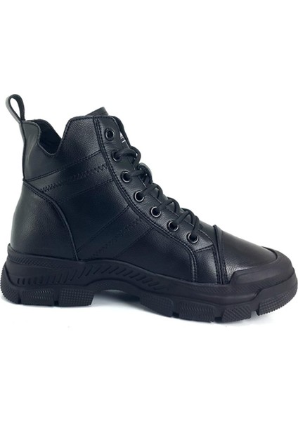 31014 22KB Günlük Sneaker Bayan Bot Siyah modelleri