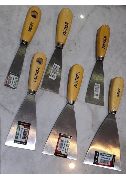 Spatula Tahta Ahşap Saplı 6 Adet Set indirimleri