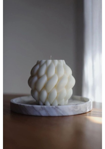 Dekoratif Örgü Mum Silikon Kalıbı fiyatları