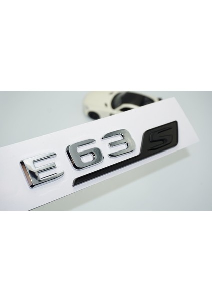 E63S Bagaj Siyah Krom Abs Yazı Logo Benz Ile Uyumlu