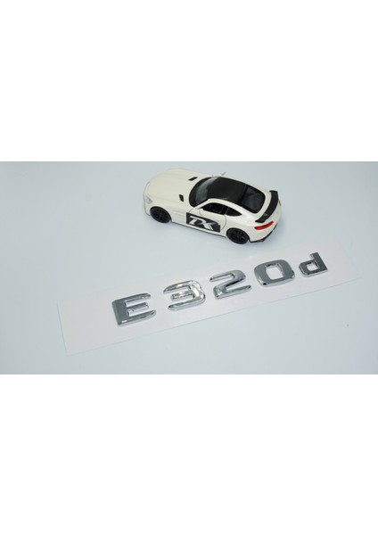E320D Bagaj Krom Abs 3m 3D Yazı Logo Benz Ile Uyumlu