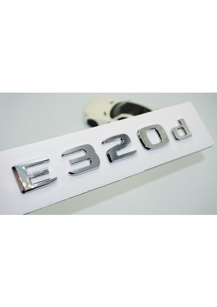E320D Bagaj Krom Abs 3m 3D Yazı Logo Benz Ile Uyumlu