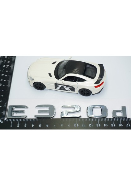 E320D Bagaj Krom Abs 3m 3D Yazı Logo Benz Ile Uyumlu